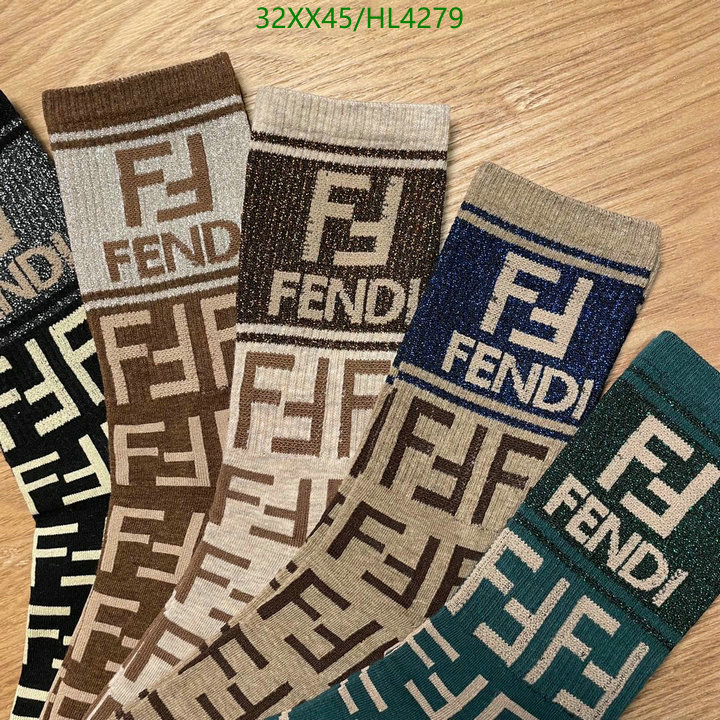 Fendi-Sock Code: HL4279 $: 32USD