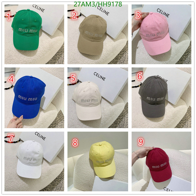 Miu Miu-Cap(Hat) Code: HH9178 $: 27USD