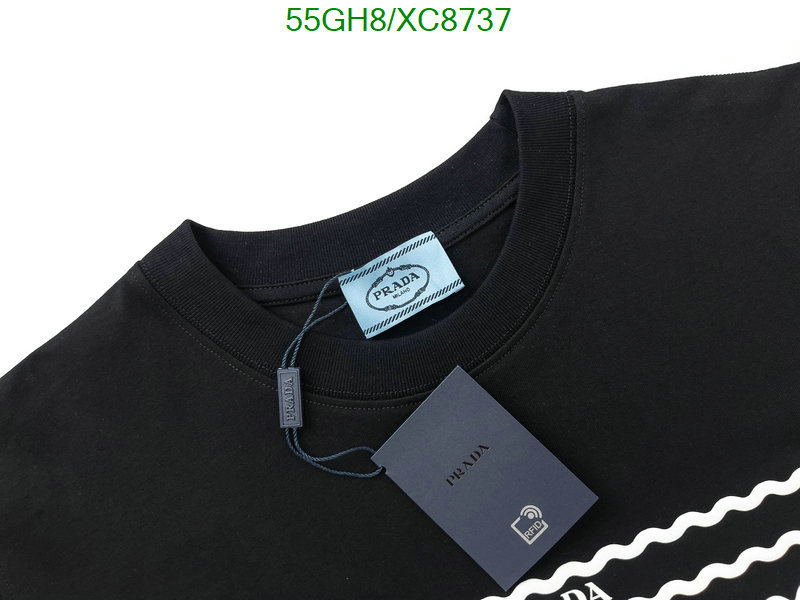 Prada-Clothing Code: XC8737 $: 55USD