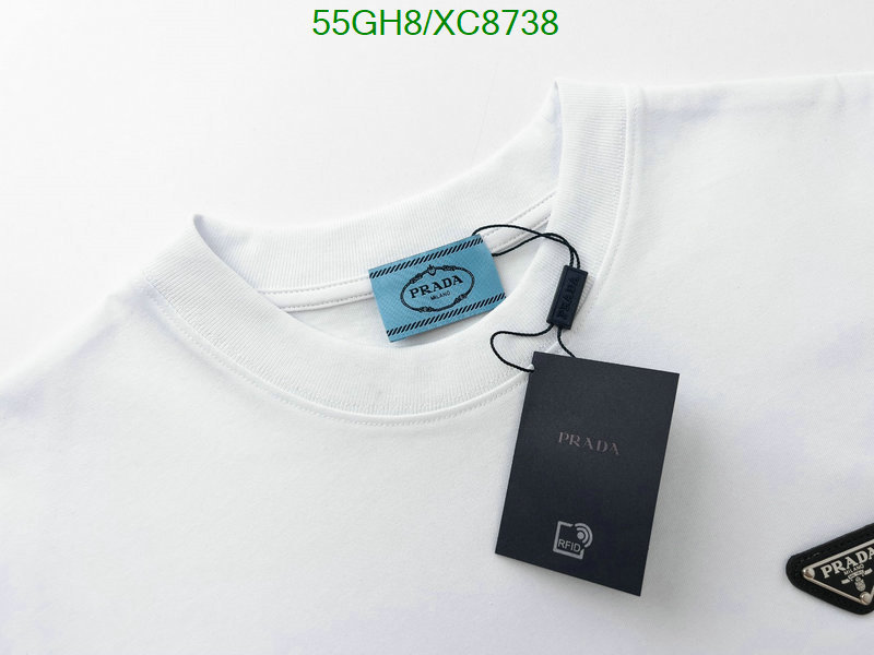 Prada-Clothing Code: XC8738 $: 55USD