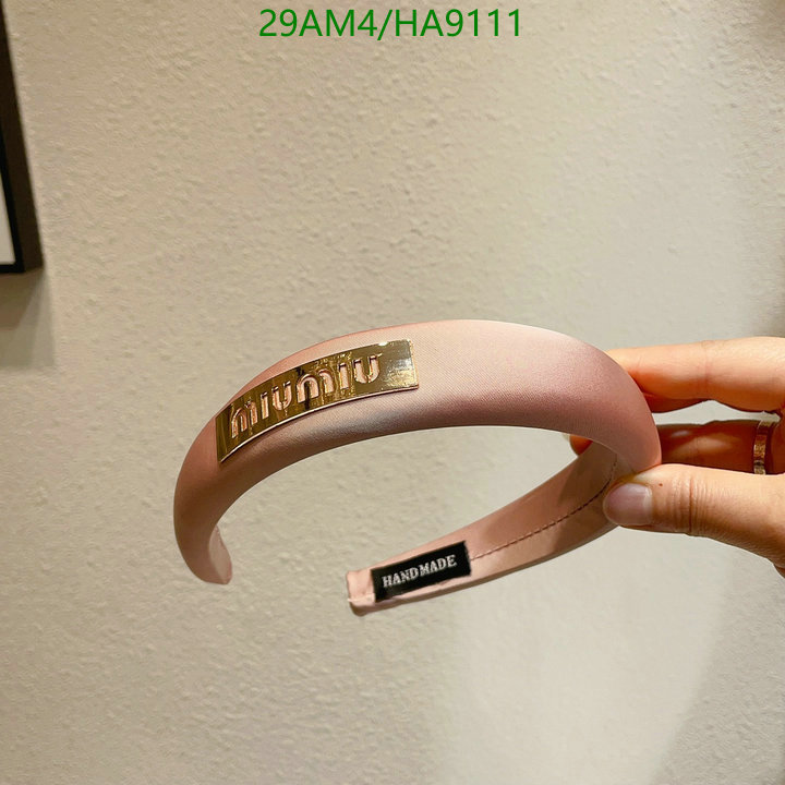MIU MIU-Headband Code: HA9111 $: 29USD