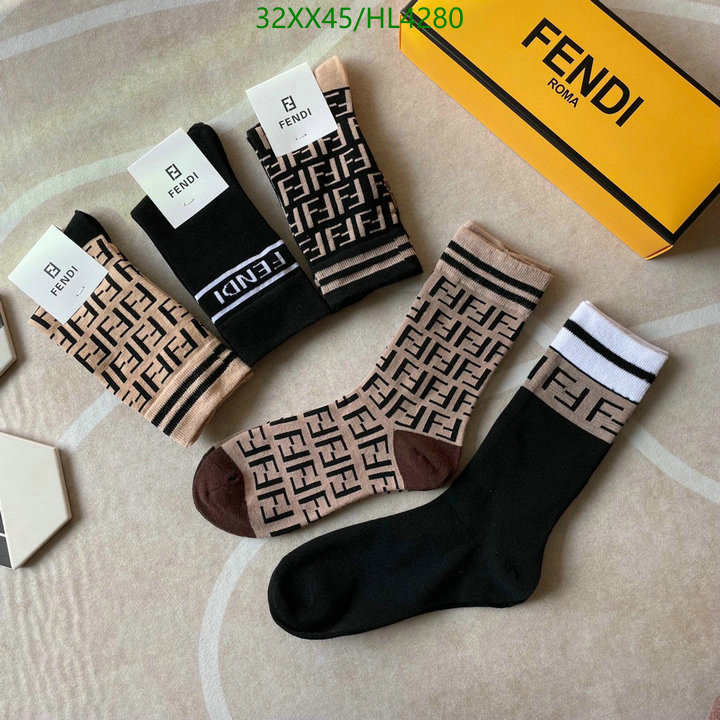 Fendi-Sock Code: HL4280 $: 32USD