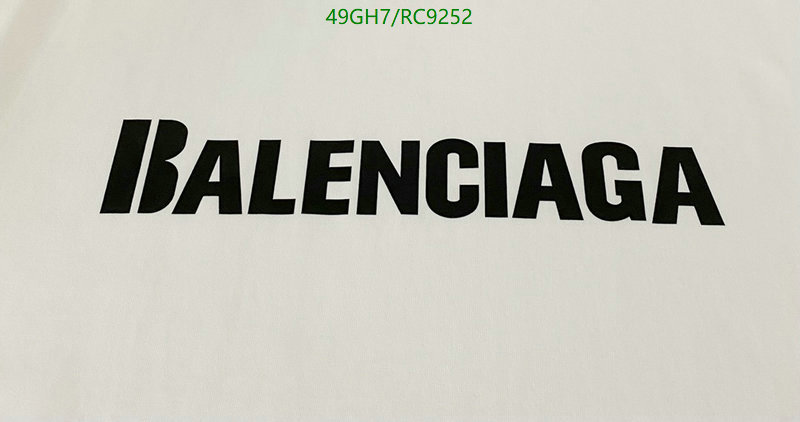 Balenciaga-Clothing Code: RC9252 $: 49USD