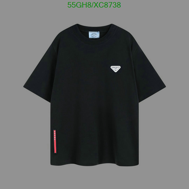 Prada-Clothing Code: XC8738 $: 55USD