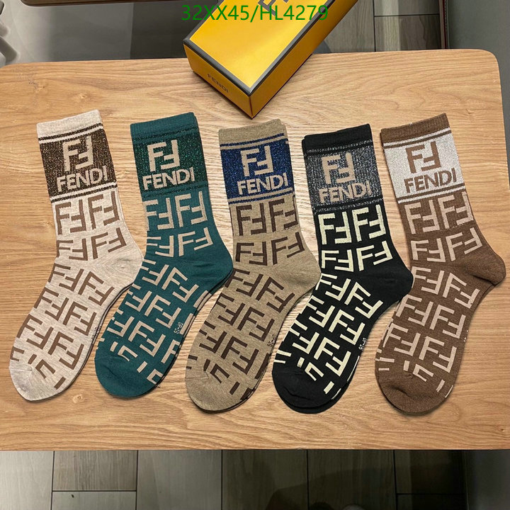 Fendi-Sock Code: HL4279 $: 32USD