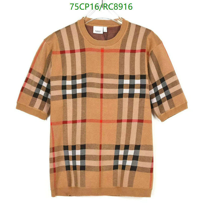 Burberry-Clothing Code: RC8916 $: 75USD