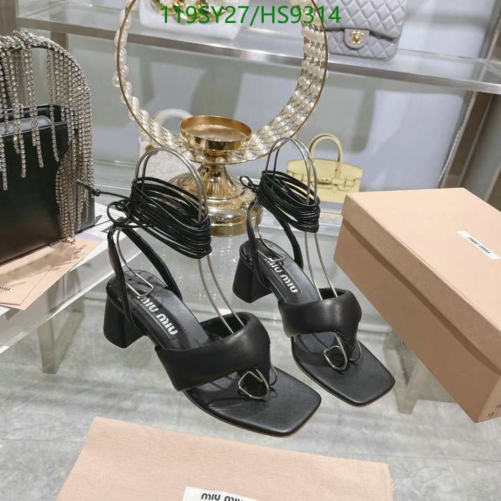 Miu Miu-Women Shoes Code: HS9314 $: 119USD
