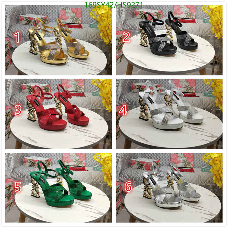 D&G-Women Shoes Code: HS9271 $: 169USD