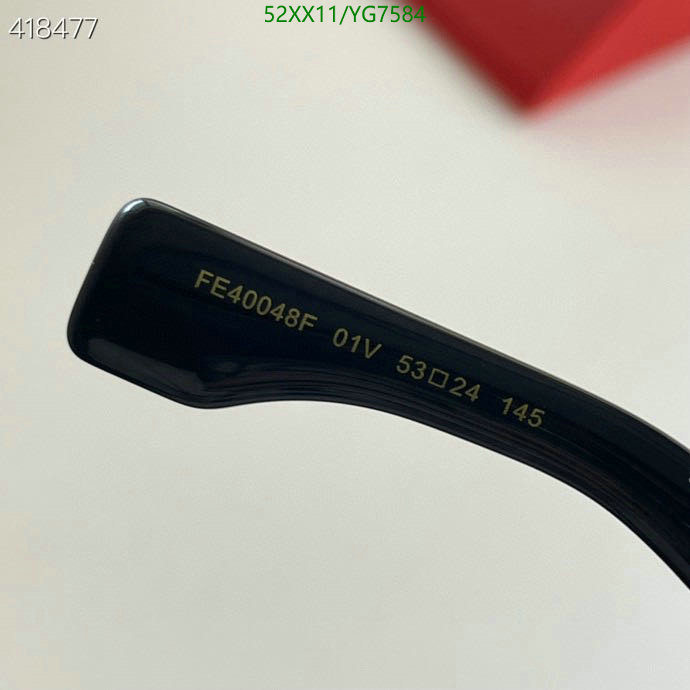 Fendi-Glasses Code: YG7584 $: 52USD