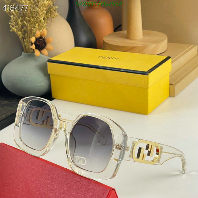 Fendi-Glasses Code: YG7584 $: 52USD