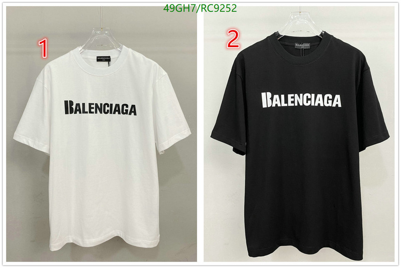 Balenciaga-Clothing Code: RC9252 $: 49USD