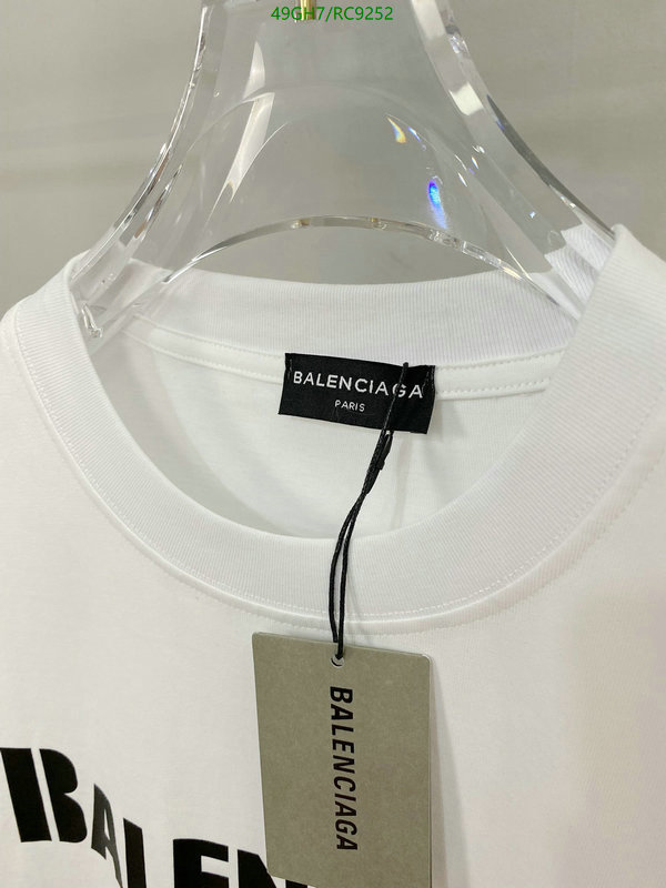 Balenciaga-Clothing Code: RC9252 $: 49USD