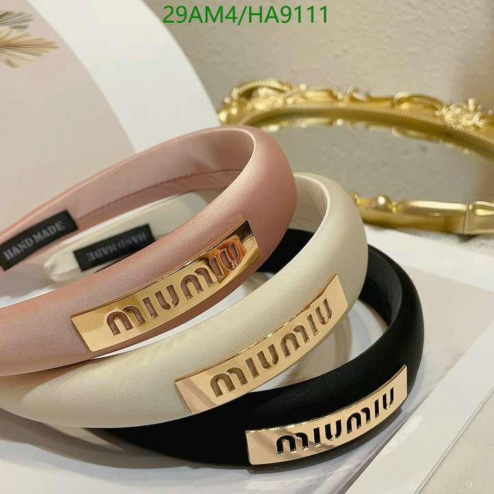 MIU MIU-Headband Code: HA9111 $: 29USD