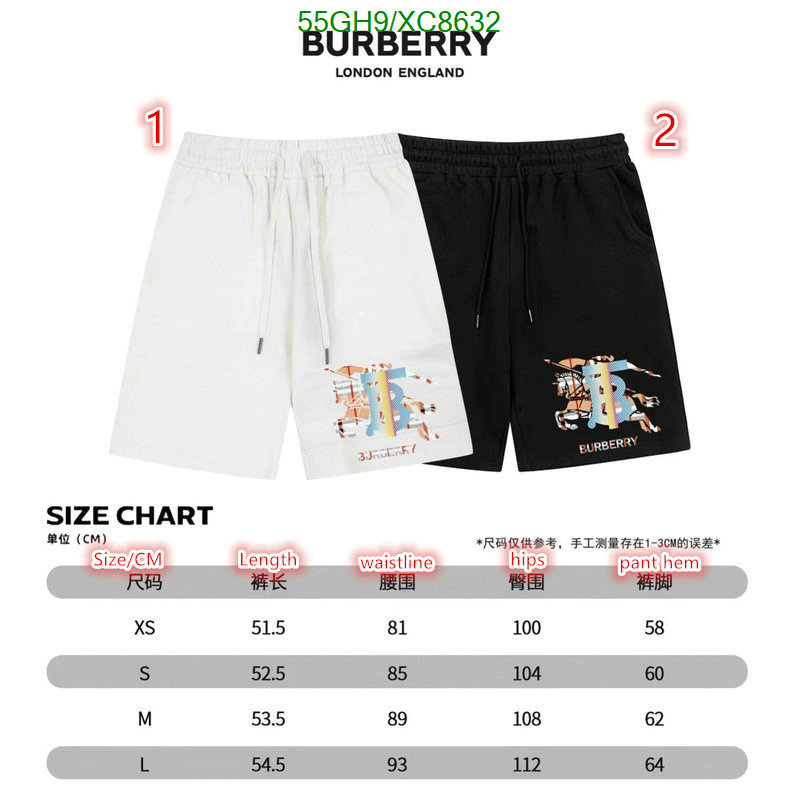 Burberry-Clothing Code: XC8632 $: 55USD