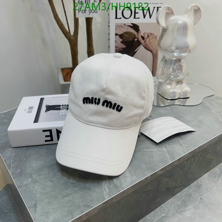 Miu Miu-Cap(Hat) Code: HH9182 $: 27USD