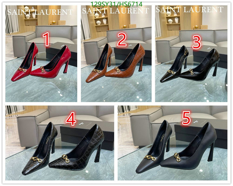 YSL-Women Shoes Code: HS6714 $: 129USD