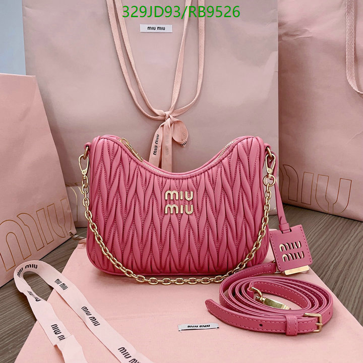 Miu Miu-Bag-Mirror Quality Code: RB9526 $: 329USD