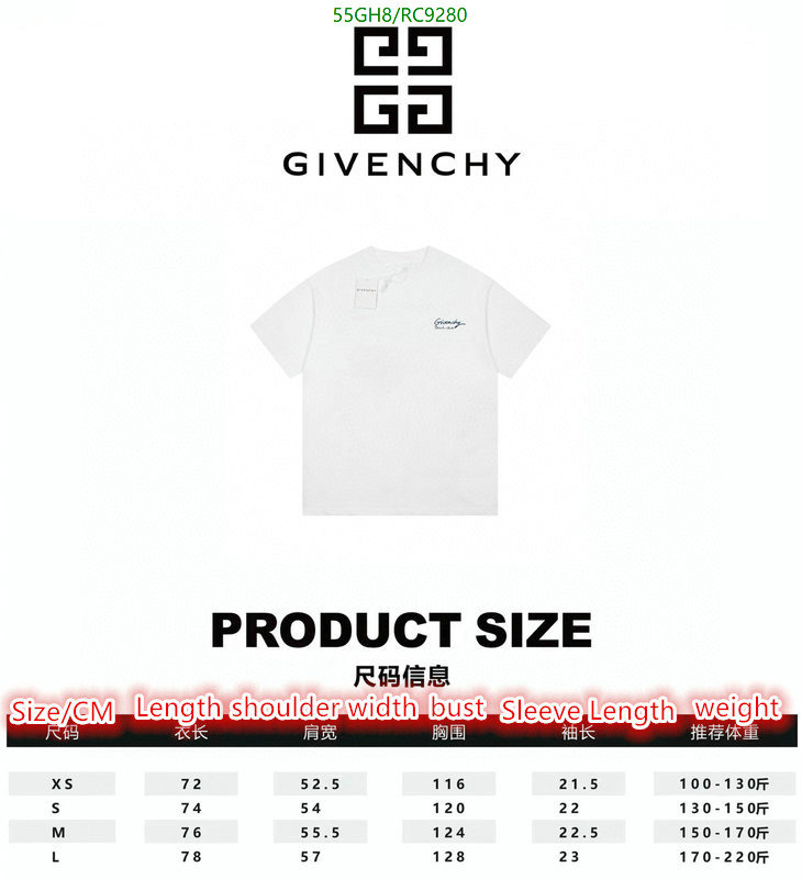 Givenchy-Clothing Code: RC9280 $: 55USD