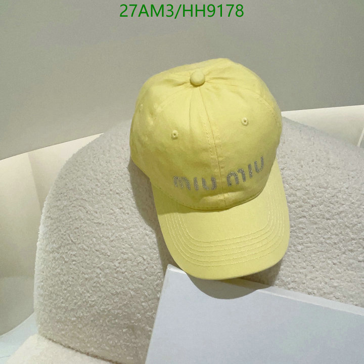 Miu Miu-Cap(Hat) Code: HH9178 $: 27USD