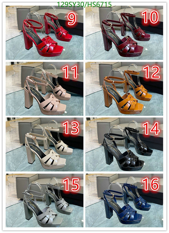 YSL-Women Shoes Code: HS6715 $: 129USD