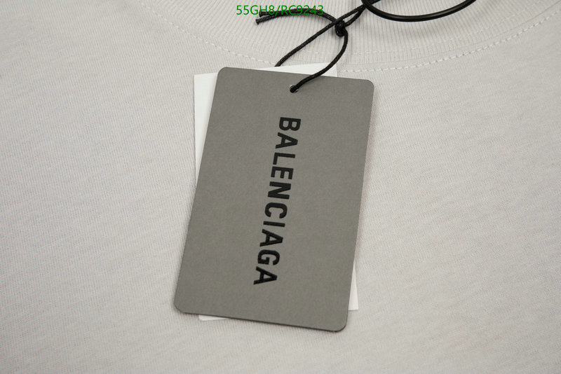 Balenciaga-Clothing Code: RC9243 $: 55USD