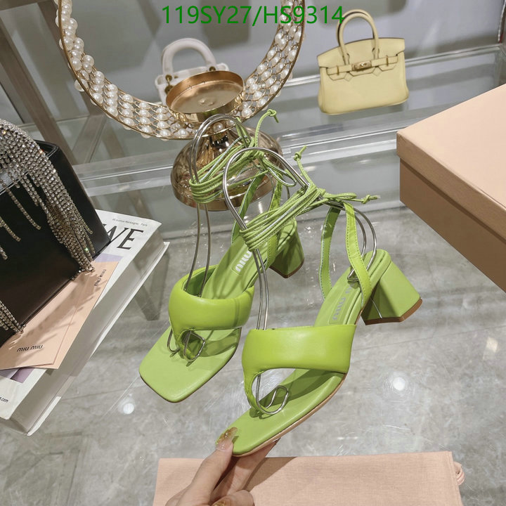 Miu Miu-Women Shoes Code: HS9314 $: 119USD