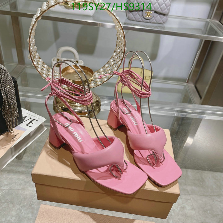 Miu Miu-Women Shoes Code: HS9314 $: 119USD