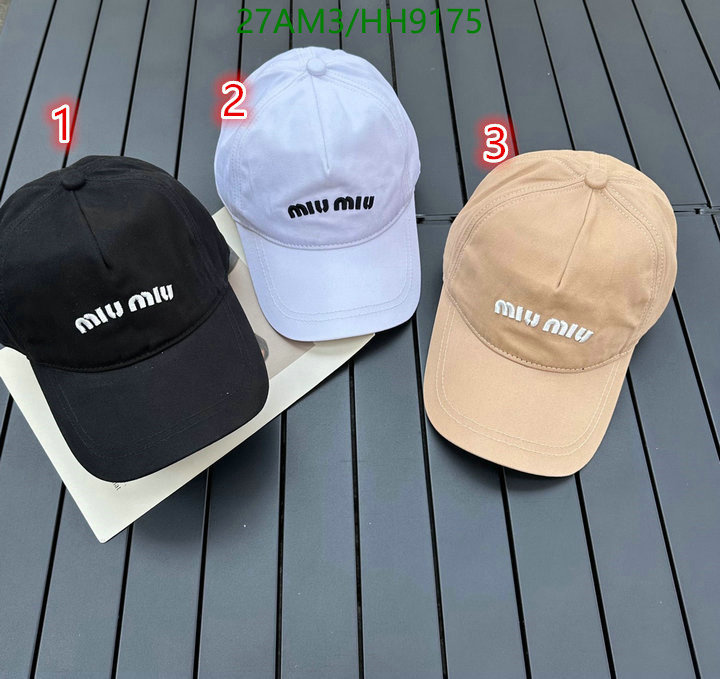 Miu Miu-Cap(Hat) Code: HH9175 $: 27USD