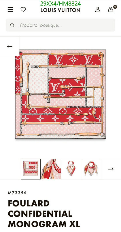 LV-Scarf Code: HM8824 $: 29USD