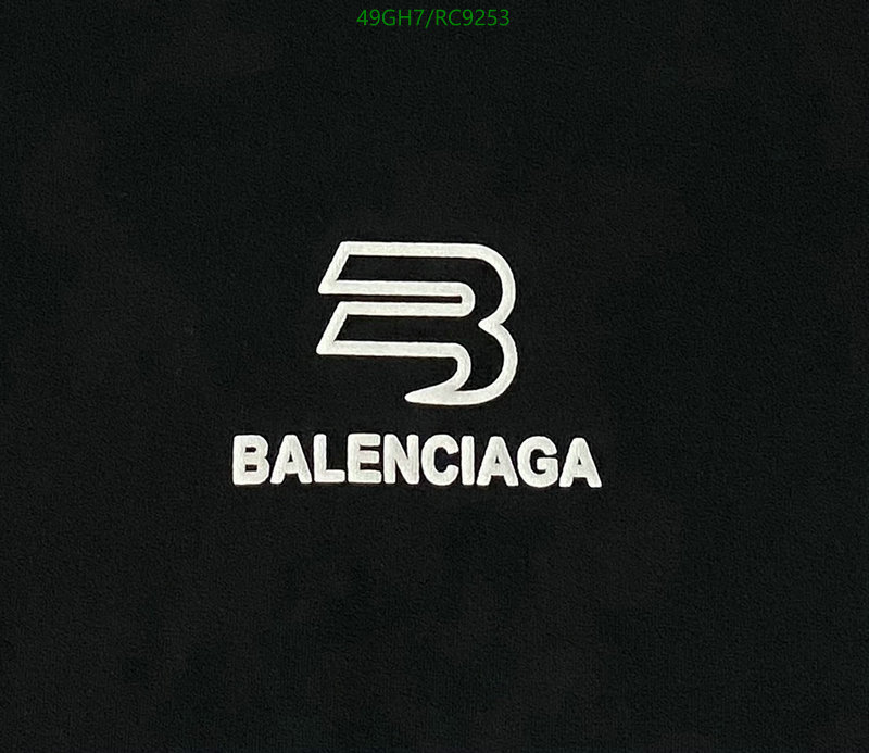 Balenciaga-Clothing Code: RC9253 $: 49USD