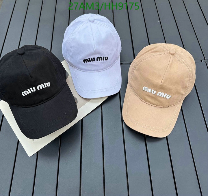 Miu Miu-Cap(Hat) Code: HH9175 $: 27USD