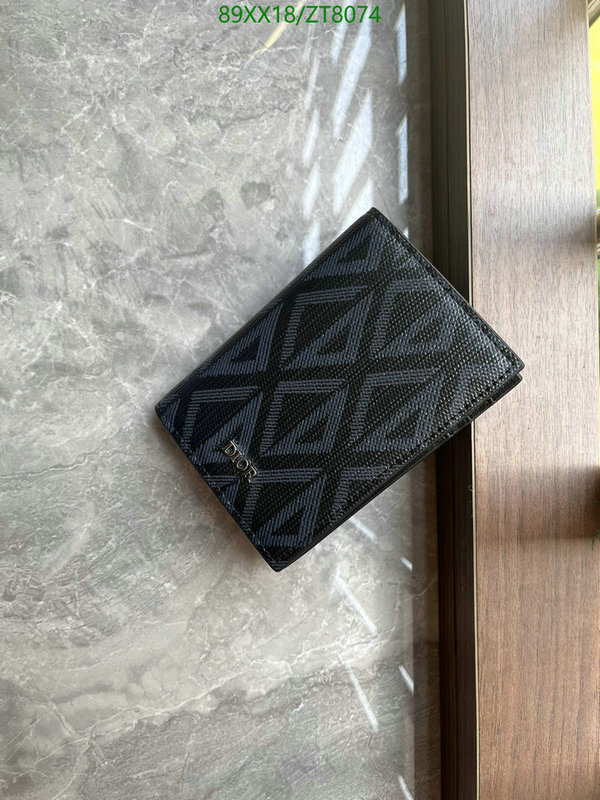 Dior-Wallet-Mirror Quality Code: ZT8074 $: 89USD