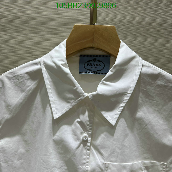 Prada-Clothing Code: XC9896 $: 105USD