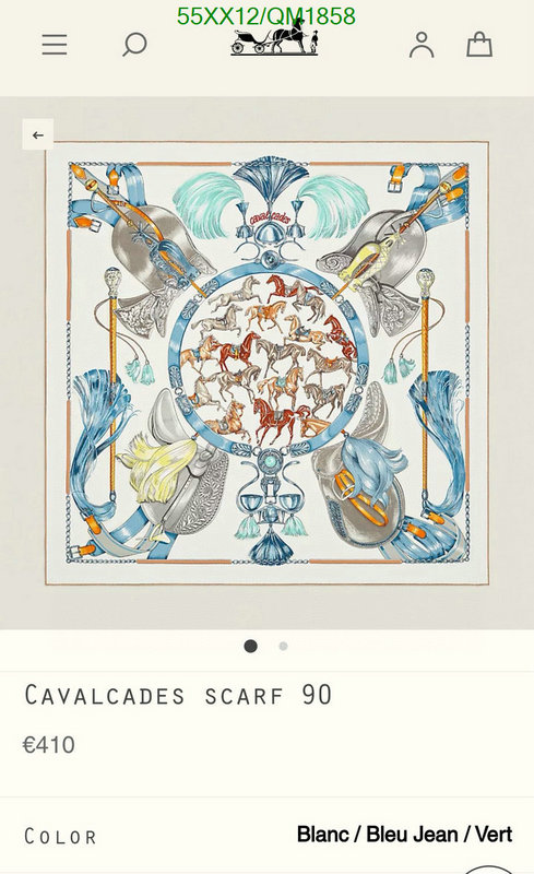 Hermes-Scarf Code: QM1858 $: 55USD