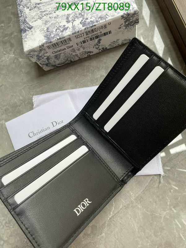 Dior-Wallet-Mirror Quality Code: ZT8089 $: 79USD