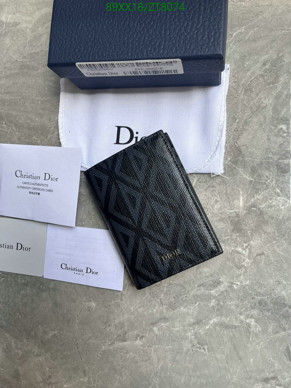 Dior-Wallet-Mirror Quality Code: ZT8074 $: 89USD