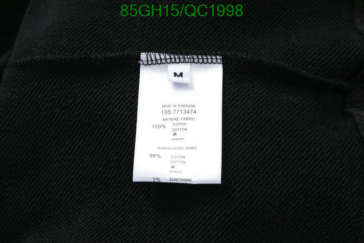 Givenchy-Clothing Code: QC1998 $: 85USD