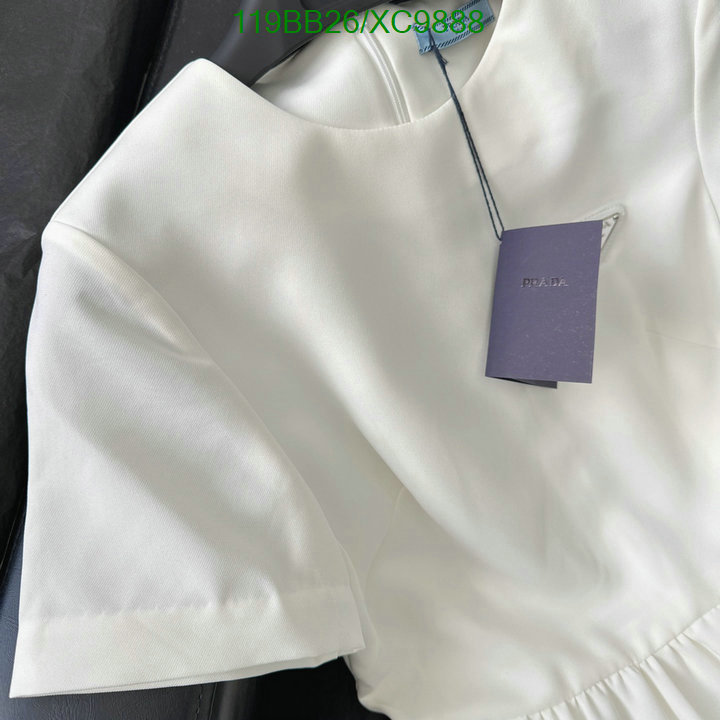 Prada-Clothing Code: XC9888 $: 119USD