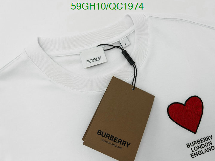 Burberry-Clothing Code: QC1974 $: 59USD