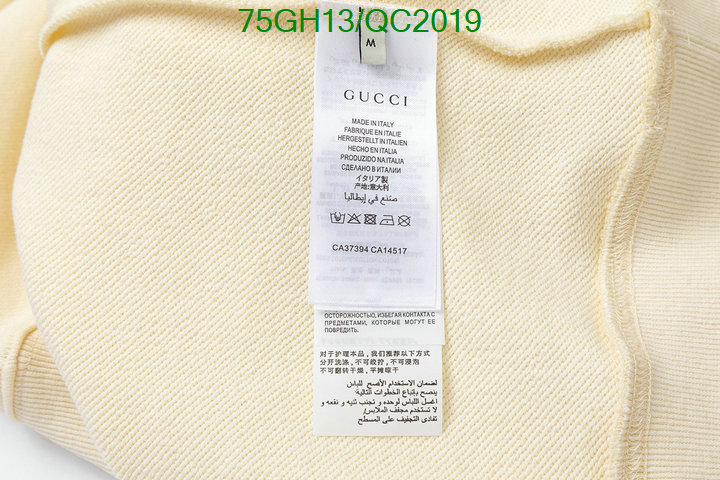 Gucci-Clothing Code: QC2019 $: 75USD