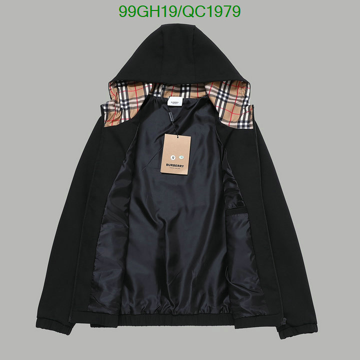 Burberry-Clothing Code: QC1979 $: 99USD