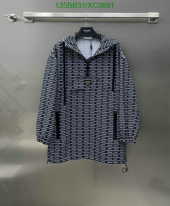 Prada-Clothing Code: XC9891 $: 135USD