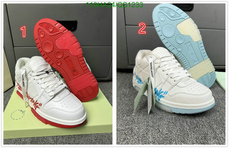 Off-White-Men shoes Code: QS1233 $: 119USD