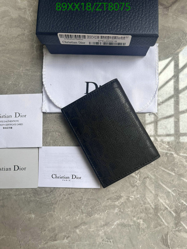 Dior-Wallet-Mirror Quality Code: ZT8075 $: 89USD