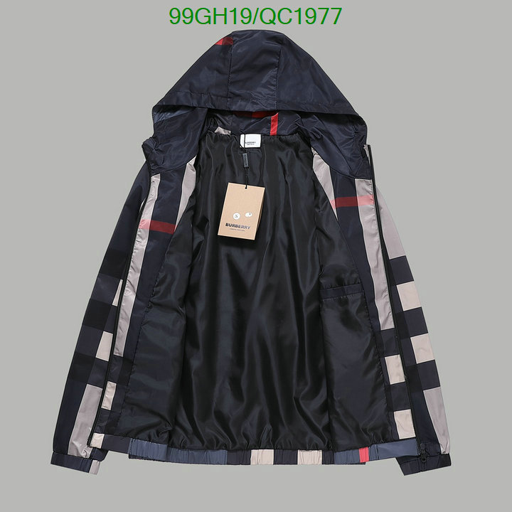 Burberry-Clothing Code: QC1977 $: 99USD