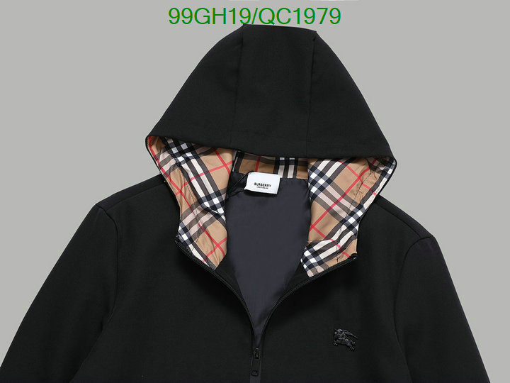 Burberry-Clothing Code: QC1979 $: 99USD