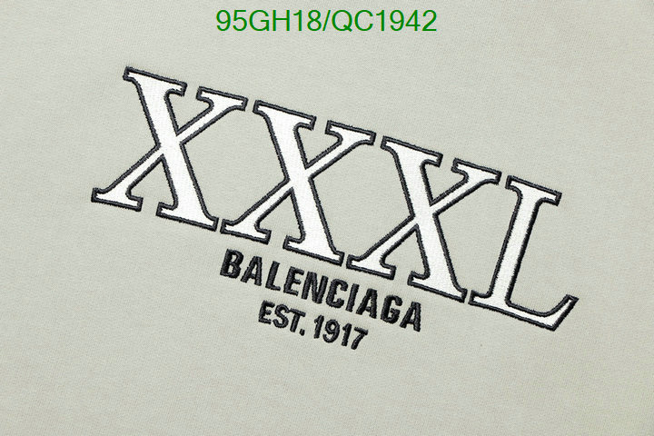 Balenciaga-Clothing Code: QC1942 $: 95USD