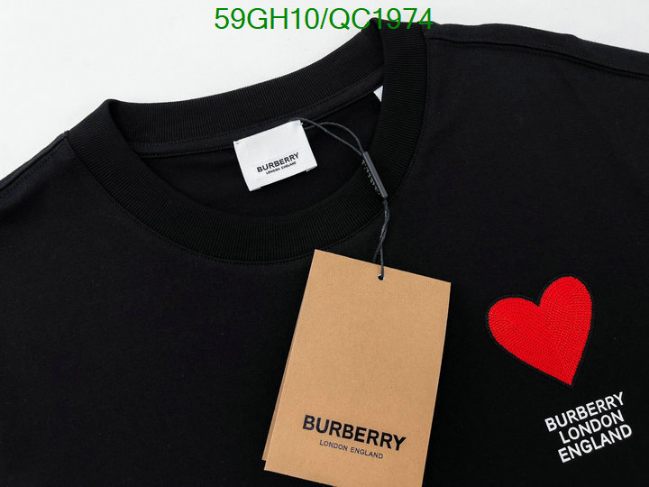 Burberry-Clothing Code: QC1974 $: 59USD