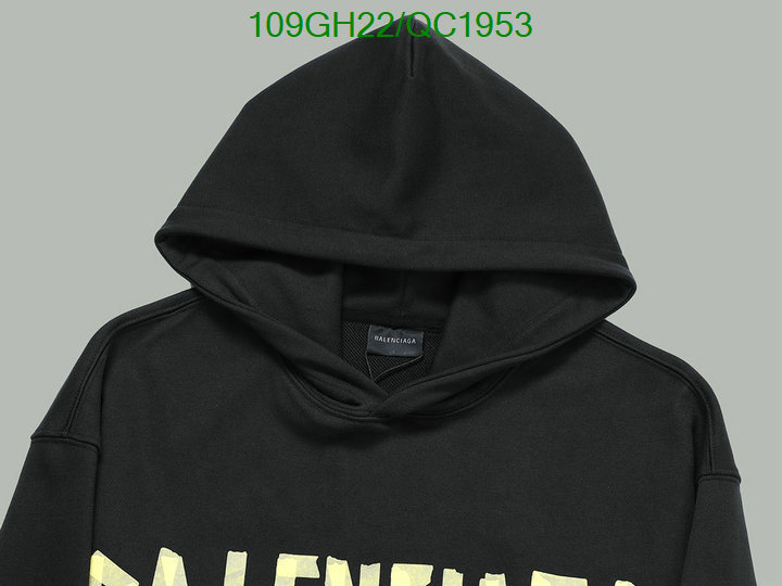 Balenciaga-Clothing Code: QC1953 $: 109USD