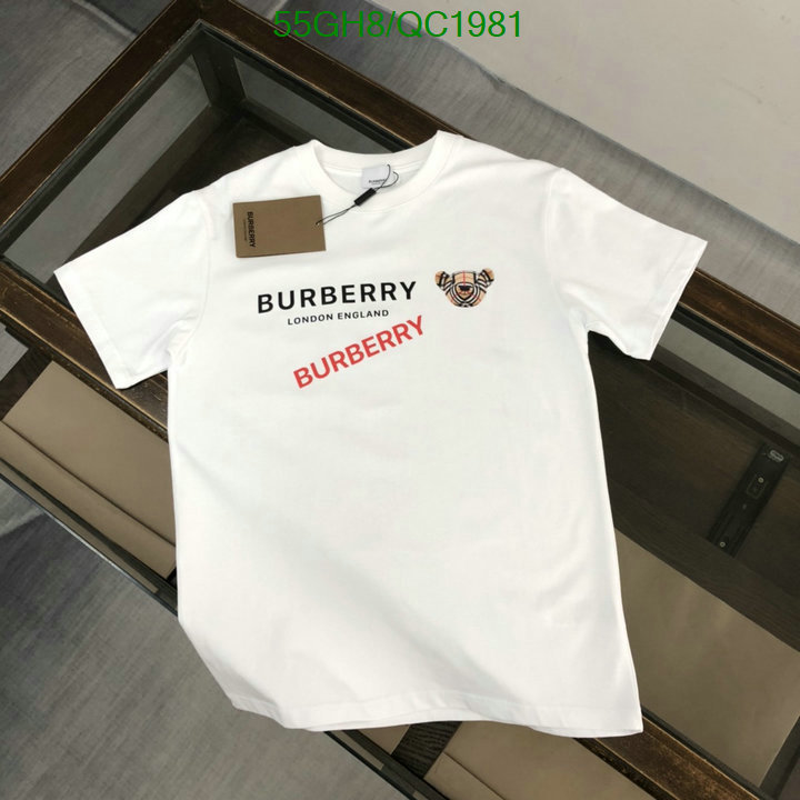 Burberry-Clothing Code: QC1981 $: 55USD